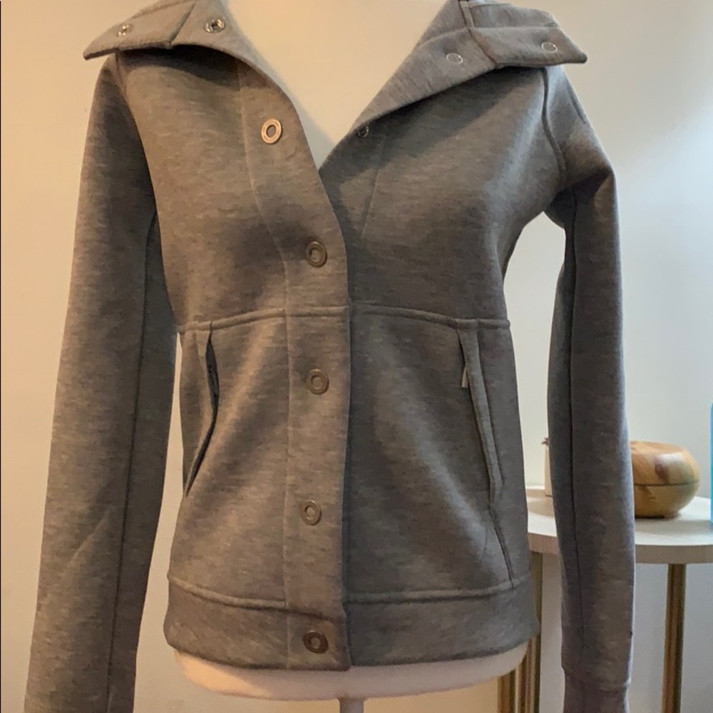 The North Face hooded sweatshirt jacket